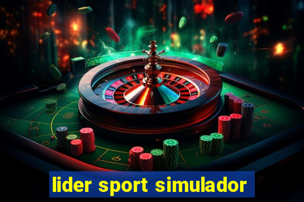 lider sport simulador